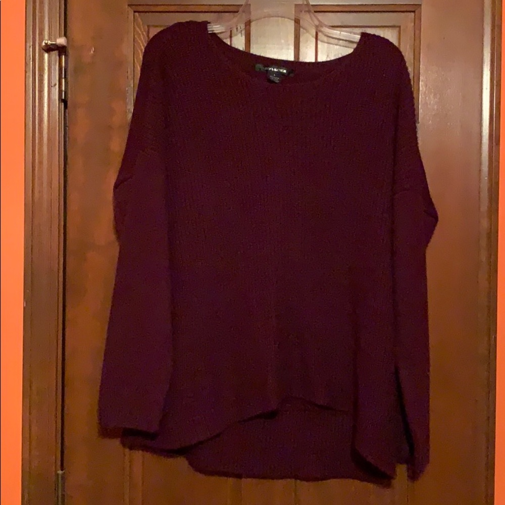 Plum sweater